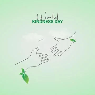 Creative kindness Day ads design. World kindness Day, Celebrated November 1.. Stock Illustration