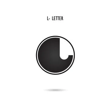 Creative L-letter icon abstract logo design.L-alphabet symbol.Corporate busin Stock Illustration