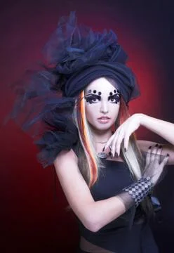 Creative lady. Stock Photos