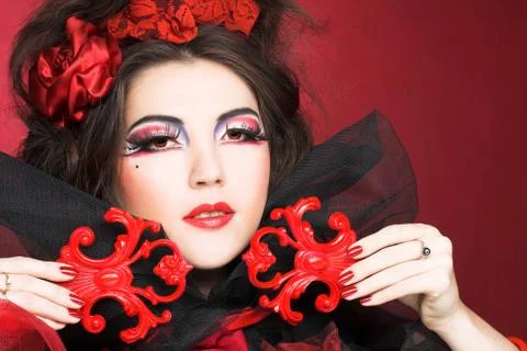 Creative lady. Stock Photos