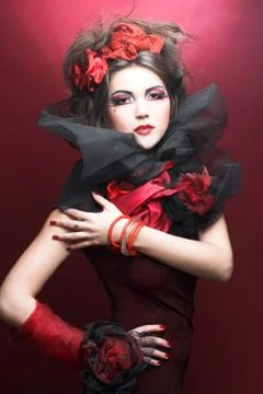 Creative lady. Stock Photos