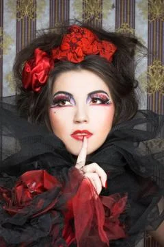 Creative lady. Stock Photos