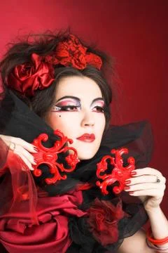 Creative lady. Stock Photos