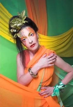 Creative lady. Stock Photos