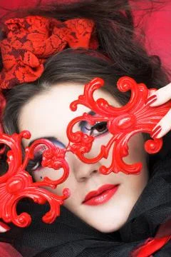 Creative lady. Stock Photos