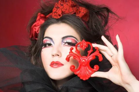 Creative lady. Stock Photos