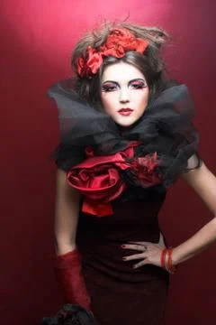 Creative lady. Stock Photos