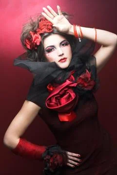 Creative lady. Stock Photos