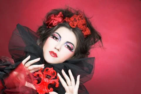 Creative lady. Foto stock