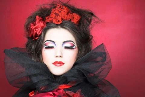 Creative lady. Foto stock