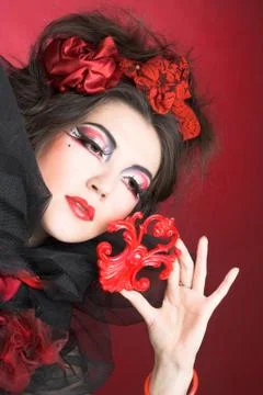 Creative lady. Stock Photos