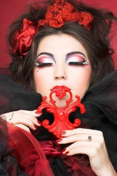 Creative lady. Stock Photos