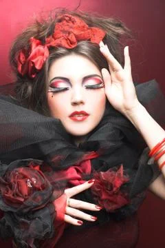 Creative lady. Stock Photos