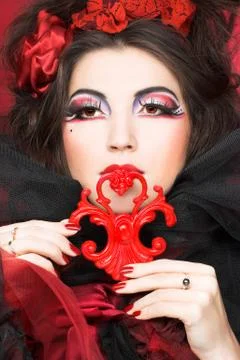 Creative lady. Stock Photos