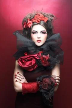 Creative lady. Stock Photos