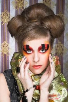 Creative lady. Stock Photos