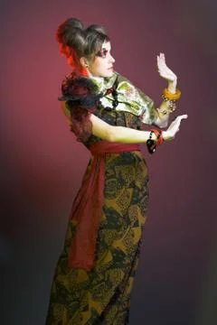 Creative lady. Stock Photos