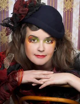 Creative lady. Foto stock