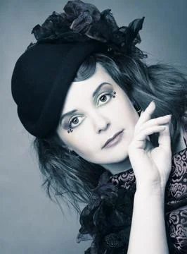 Creative lady. Stock Photos