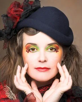 Creative lady. Stock Photos