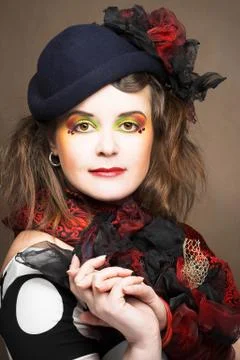 Creative lady. Stock Photos