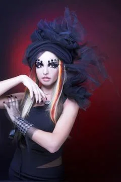 Creative lady. Stock Photos