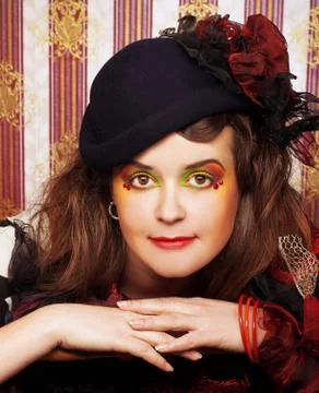 Creative lady. Stock Photos