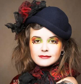 Creative lady. Stock Photos