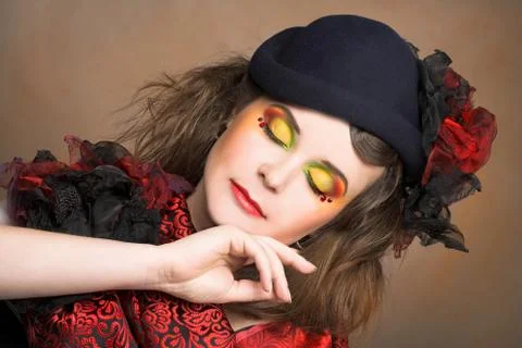 Creative lady. Stock Photos