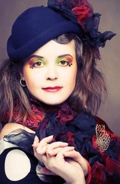 Creative lady. Stock Photos