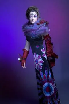 Creative lady. Stock Photos