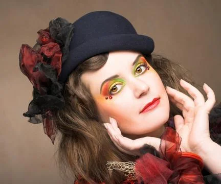 Creative lady. Stock Photos