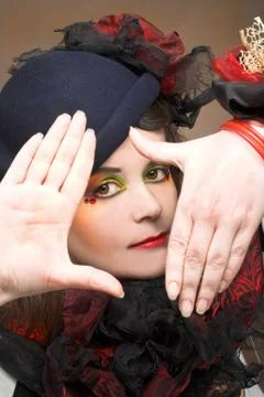 Creative lady. Stock Photos