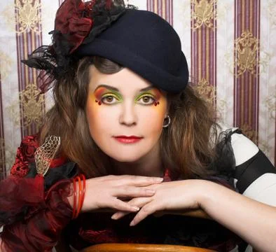 Creative lady. Stock Photos