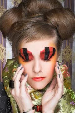 Creative lady. Stock Photos