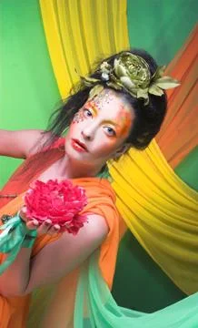 Creative lady. Stock Photos