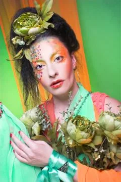 Creative lady. Stock Photos