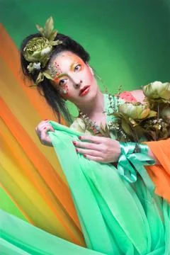 Creative lady. Stock Photos