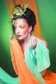 Creative lady. Stock Photos