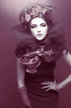 Creative lady. Foto stock