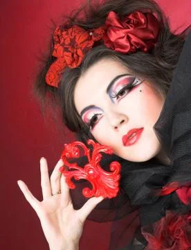 Creative lady. Stock Photos