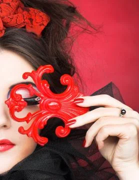 Creative lady. Stock Photos