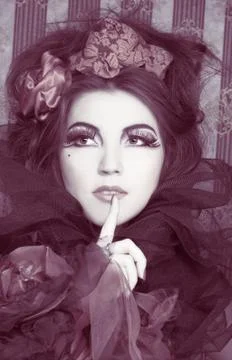 Creative lady. Stock Photos