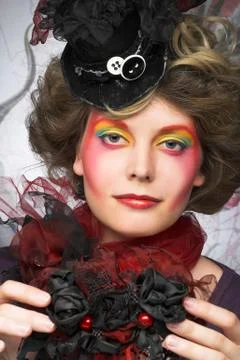 Creative lady Foto stock