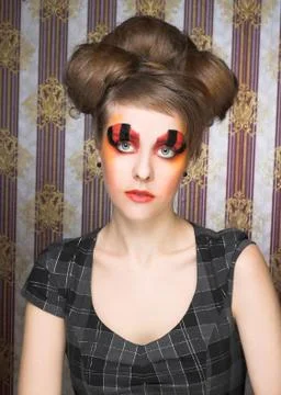 Creative lady. Stock Photos