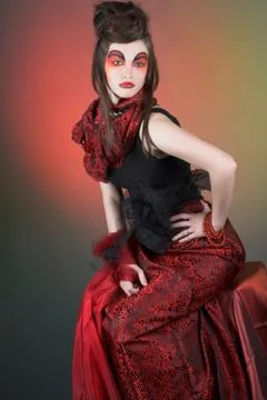 Creative lady. Stock Photos