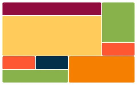 Creative layout grid template collection for professional branding and port.. Stock Illustration