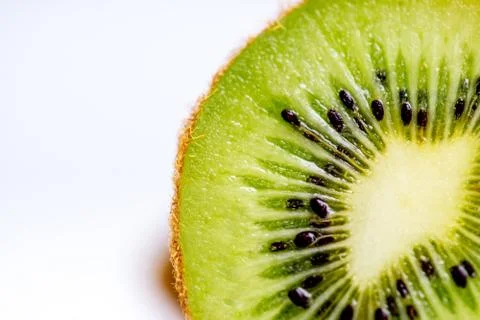 Creative layout made of fruits on a white background Stock Photos