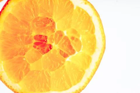 Creative layout made of fruits on a white background Stock Photos