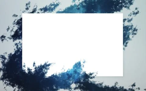 Creative layout made of nebula with paper card note. Elements of this image Stock Photos